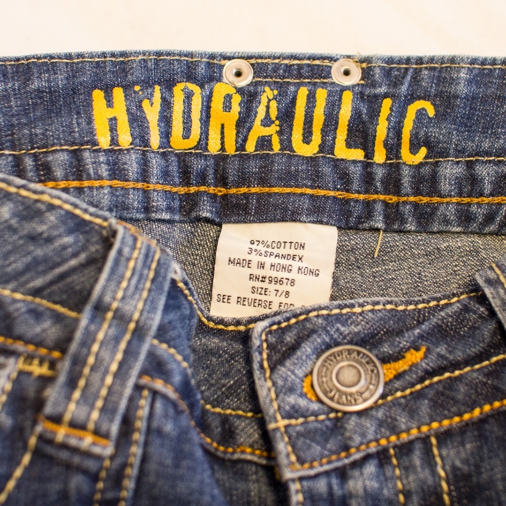 Hydraulic Denim Jean Culottes 7/8 - Picture 4 of 7